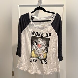 Torrid Black and White Long Sleeve Tee